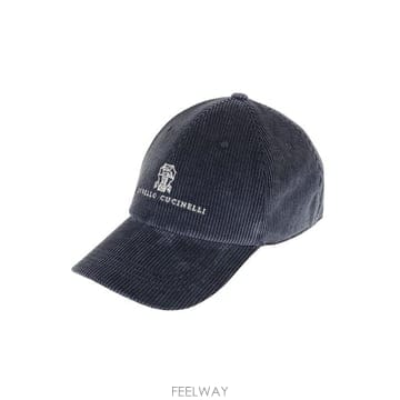 Brunello Cucinelli 로고 자수 야구 모자 MY4999850 CXX56 TP980242771