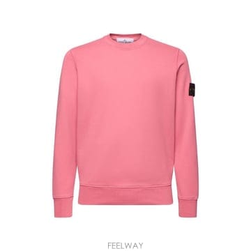 Stone Island 로고 패치 크루넥 스웨트셔츠 L2S156100060S0051 V0089 TP98024