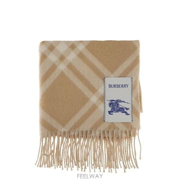 Burberry 체크 프린지 스카프 8130735C5055 SAND TP980254142