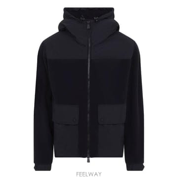 몽클레르 그르노블 폴라텍 지퍼업 후드티 L20978G0001489AK8 999BLACK TP980246178