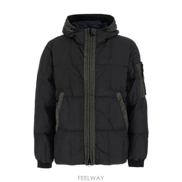 Stone Island 로고 패치 후드 재킷 L2S154100034S0A23 V0062 TP980294035