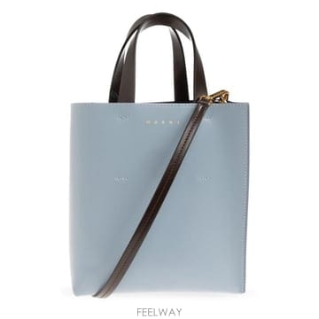 Marni 로고 프린트 투톤 토트 백 SHMP0039Y0LV639 ZP186 TP980251007
