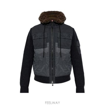 디젤 W 델스 패널 후드 재킷 WDELLSA227480DLCN 93R TP980291988
