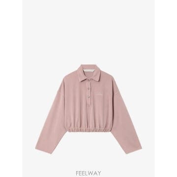 26 FW 팜앤젤스 팜 스웨이 크롭 긴소매 폴로 셔츠 PAWGC01F26FL013803 TP460211144