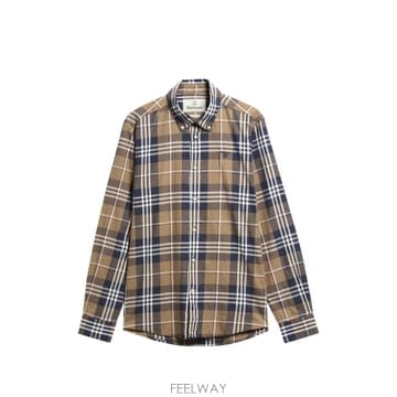 26 FW 바버 에드거 체크 패턴 버튼다운 셔츠 MSH5355ST51 TP458496936