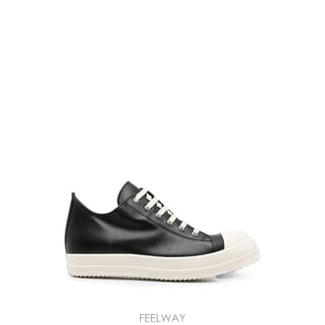 26 FW 릭오웬스 레이스업 레더 스니커즈 RU02F4891LVSH TP455989115