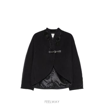 26 FW Forte Forte 비즈 장식 버클 재킷 15308BISMYCOAT TP459449249