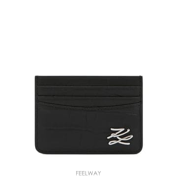 26 FW 칼라거펠트 K 크로커다일 레더 카드홀더 C1M32061999 TP460157542