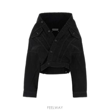 Balenciaga [X45]�߷��þư� A0097LTBP47 8975 ���� ���� ����Ʈ �ٿ��Ʈ ���� Black denim j[X45]�߷��þư� A0097LTBP47 8975 ���� ���� ����Ʈ �ٿ�