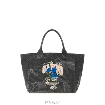 GANNI [X45]���� C2080038 252 ���� ��Ʈ�� ���۹� ž�ڵ�� �ڵ�� Graphite canvas Tra[X45]���� C2080038 252 ���� ��Ʈ�� ���۹� ž�ڵ�� ��