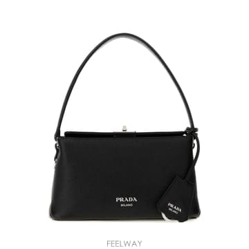 PRADA [X45]����� 1BC3072ZVD F0002 ���� ��Ʈ�� ���۹� ž�ڵ�� �ڵ�� Black leather[X45]����� 1BC3072ZVD F0002 ���� ��Ʈ�� ���۹� ž�ڵ�
