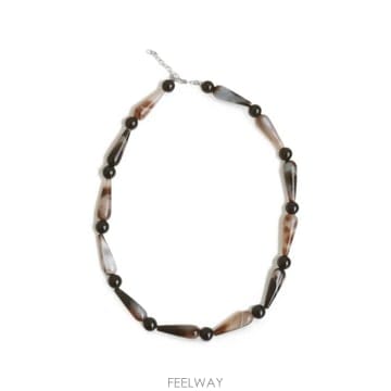 26 FW Completedworks 뎁스 오브 타임 아게이트 네크리스 P166A TP460169197
