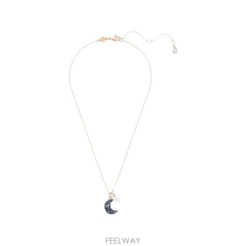 26 FW 스와로브스키 crystal embellished moon necklace 5671585 TP460