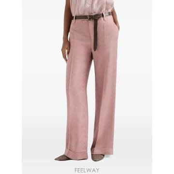 26 FW 브루넬로 쿠치넬리 belted turned up trousers MH527P8492C939905