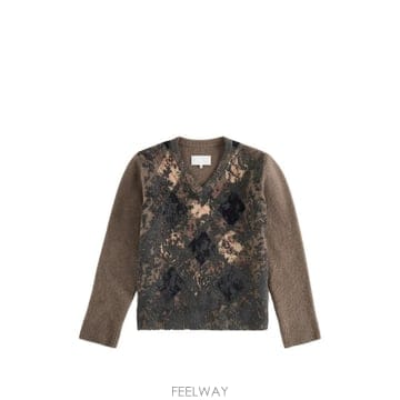 26 FW 메종마르지엘라 아가일 버진 울 스웨터 S67HN0017M13339 TP460189679