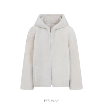 이브살로몬 후드 시어링 재킷