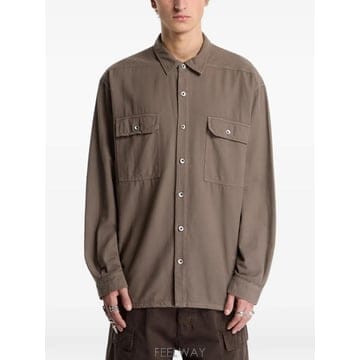 Rick Owens 26 FW �������� Jumbo Outershirt shirt DU02F6297CFL TP46015264926 FW �������� Jumbo Outershirt shirt DU02F6297CFL TP4