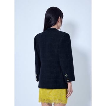 26 F/W 생로랑 싱글브레스트 자켓 인 트위드 873522 Y3L6 B0112512086