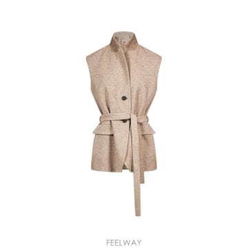 | Other Brand | 26 FW Antonelli belted herringbone vest R3194818D227 TP4601626 FW Antonelli belted herringbone vest R3194818D227 T