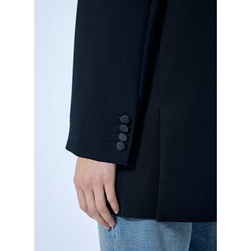 26 F/W 생로랑 더블브레스티드 블레이저 WITH 사틴 라펠 A00 B0112512096