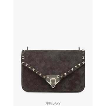 26 FW 발렌티노 가라바니 락스터드 스웨이드 스몰 숄더 백 WB0T76KQQ TP457429710