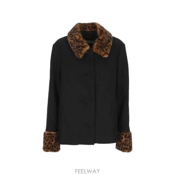 | Other Brand | 26 FW Rixo Aldith leopard trim jacket 06005805126 TP4601366126 FW Rixo Aldith leopard trim jacket 06005805126 TP46