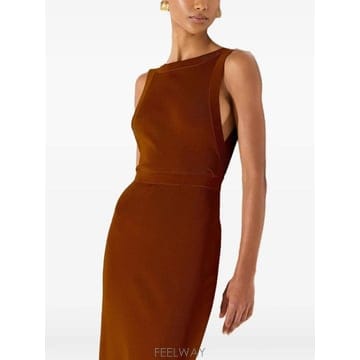 Elisabetta Franchi 26 FW Elisabetta Franchi red carpet dress in shiny viscose f26 FW Elisabetta Franchi red carpet dress in shiny vis