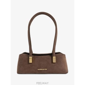 26 FW Maniere De Voir 아넬리스 인 브라운 스웨이드 토트 백 ACC13921 TP460164