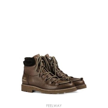 26 FW Doucals Belvedere pebbled leather boots DU3372BELVPF75