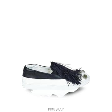 | Other Brand | 26 FW Mr �� Mrs Italy feather embellished jewel sneakers MR2126 FW Mr �� Mrs Italy feather embellished jewel sneake