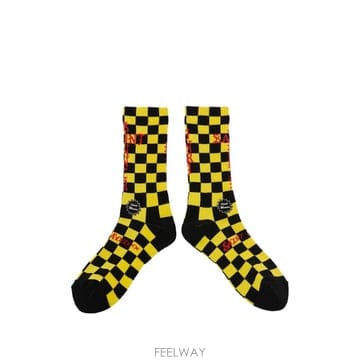 | Other Brand | 26 FW SAINT MXXXXXX checkered logo print socks SMMK1000010526 FW SAINT MXXXXXX checkered logo print socks SMMK100