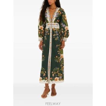 | Other Brand | 26 FW FARM Rio �÷η� V�� �巹�� 353568 TP45821585626 FW FARM Rio �÷η� V�� �巹�� 353568 TP458215856