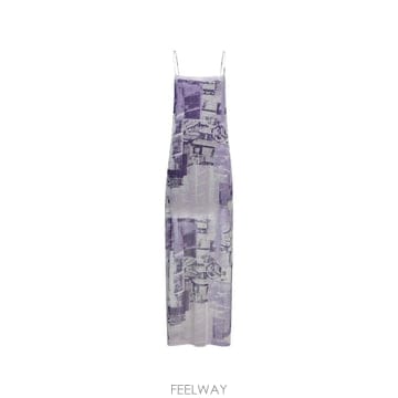 Karl Lagerfeld 26 FW Į�����Ʈ graphic print maxi dress C1W13013F80 TP46014712626 FW Į�����Ʈ graphic print maxi dress C1W13013F80 