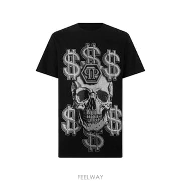 Philipp Plein 26 FW �ʸ��÷��� ũ������ ��� ���� ����Ʈ Ƽ���� FAFCMTK9120PJY002N TP4575143926 FW �ʸ��÷��� ũ������ ��� ���� ����Ʈ Ƽ���� FAFC
