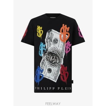 Philipp Plein 26 FW �ʸ��÷��� �޷� ����Ʈ ũ������ ��� Ƽ���� FAFCMTK9131PJY002N TP4575143126 FW �ʸ��÷��� �޷� ����Ʈ ũ������ ��� Ƽ���� FAFC