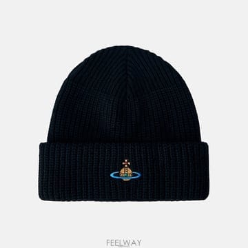 비비안웨스트우드 26FW ORB 로고 스포티 공용 비니 8102000A K008F N401