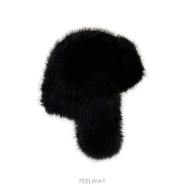 스텔라 맥카트니 퍼 모자 PLUSH 패브릭 알터 스웨이드 7V016 B0442511818