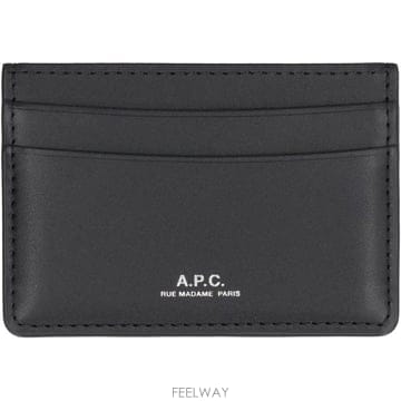 (해외배송) 아페쎄 A P C Andre 로고 엠보싱 카드홀더 PXAWVH63028