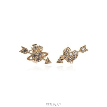 (해외배송) 비비안웨스트우드 Vivienne Westwood Kiri 파베 스터드 이어링 6201039B01