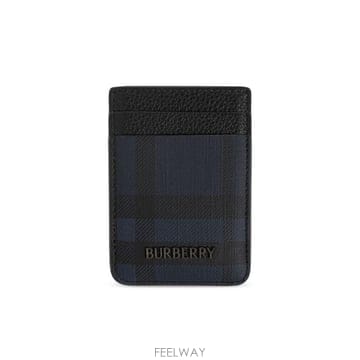 (해외배송) 버버리 버버리 체크 로고 카드 지갑 8130227A1222