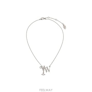 인더샵 Vivienne Westwood 비비안 웨스트우드 실버 목걸이