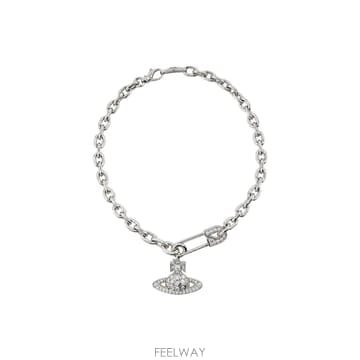 인더샵 Vivienne Westwood 비비안 웨스트우드 실버 목걸이