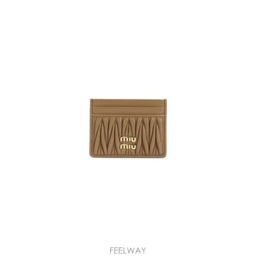 인더샵 MIU MIU 미우미우 브라운 카드 지갑