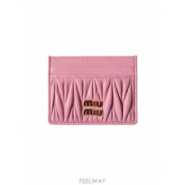 인더샵 MIU MIU 미우미우 핑크 카드 지갑