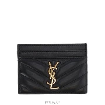 인더샵 SAINT LAURENT 생로랑 블랙 카드 지갑