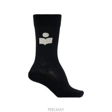 Isabel Marant ���Ϲ�� ���ں����� Siloki logo embroidered socks���Ϲ�� ���ں����� Siloki logo embroidered socks
