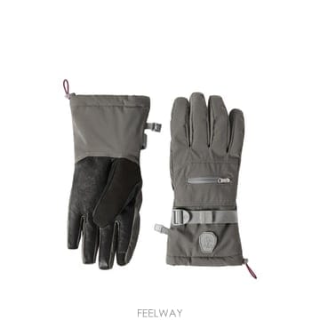 Brunello Cucinelli ���Ϲ�� ���ڷ� ��ġ�ڸ� bonded taffeta Mountain gloves with logo���Ϲ�� ���ڷ� ��ġ�ڸ� bonded taffeta Mountain glo