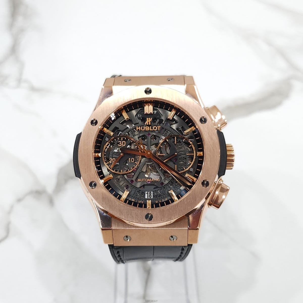 Hublot [������] ������ Ŭ���� ����� ǻ�� ŷ��� ���� �ð� 45mm 20��� 525.OX.0180.L[������] ������ Ŭ���� ����� ǻ�� ŷ��� ���� �ð� 45