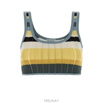 Alaia 26FW �˶��̾� ���� Ƽ���� AA9H1569K266D 908 Stripped26FW �˶��̾� ���� Ƽ���� AA9H1569K266D 908 Stripped
