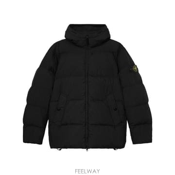 26FW 스톤 아일랜드 크링클 렙스 NY 패딩 재킷 L2S154100037 S0A23 V0029 BLACK